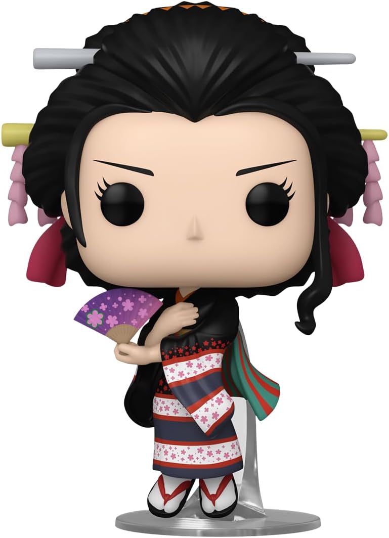 Funko Pop! vinyl figure of a character in traditional attire with a fan on a white background