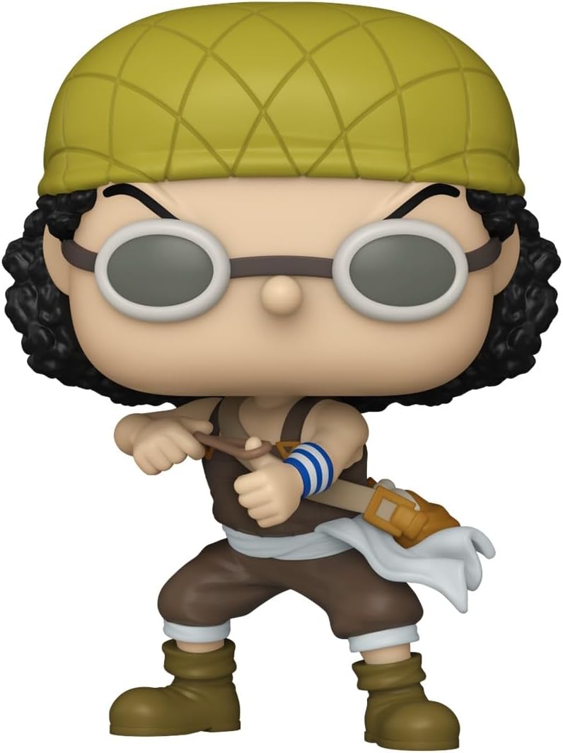 Funko Pop! vinyl figure with a character wearing a green helmet and goggles on a white background