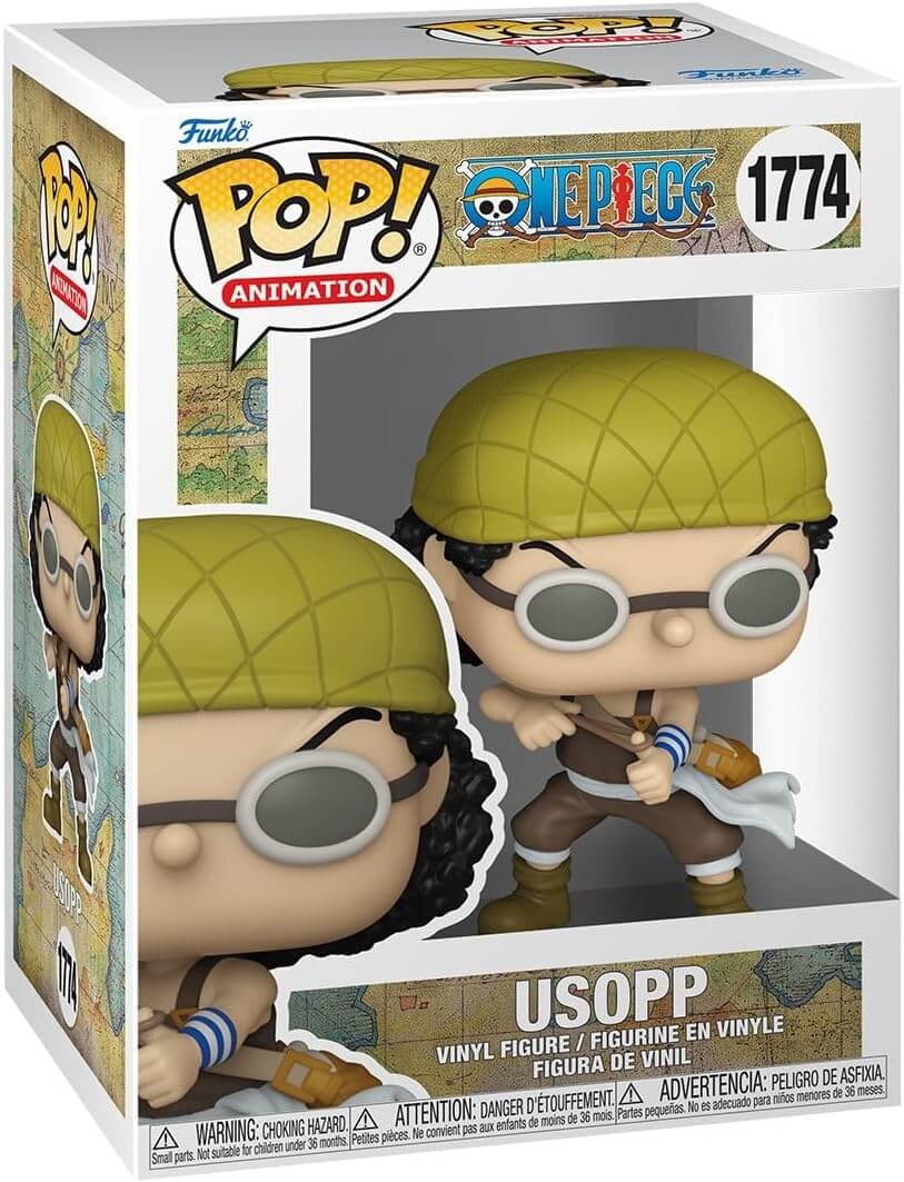 Funko Pop! vinyl figure of Usopp from One Piece in packaging