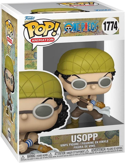 Funko Pop! vinyl figure of Usopp from One Piece in packaging