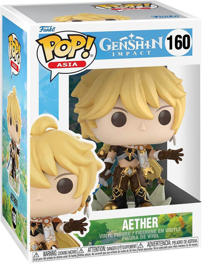 Funko Pop! vinyl figure packaging for Genshin Impact character Aether
