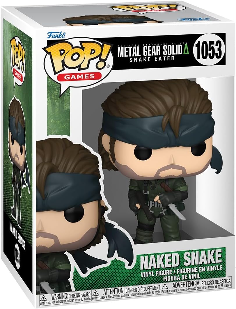 Funko Pop! vinyl figure packaging for Metal Gear Solid's Naked Snake