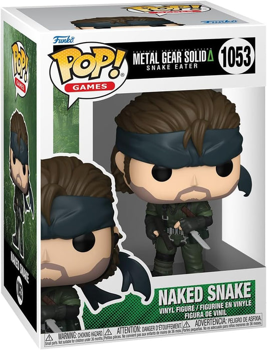 Funko Pop! vinyl figure packaging for Metal Gear Solid's Naked Snake