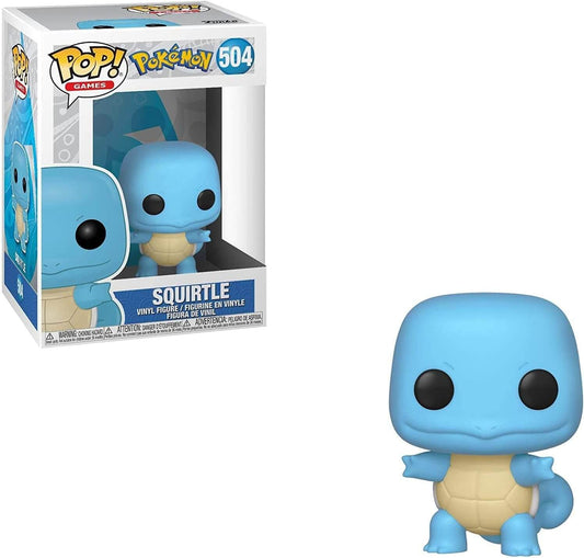 Pokémon Squirtle Pop! vinyl figure with packaging on a white background