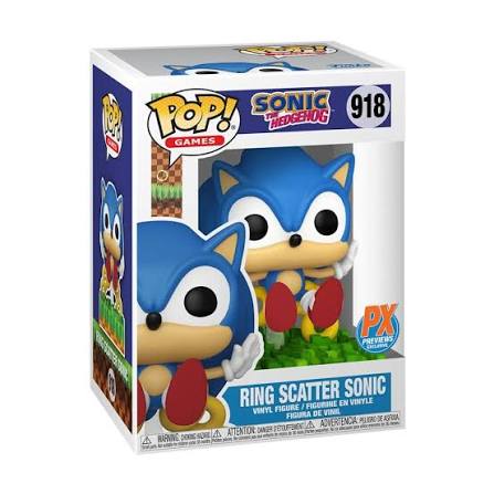 Funko Pop! Games Sonic the Hedgehog - Ring Scatter Sonic #918