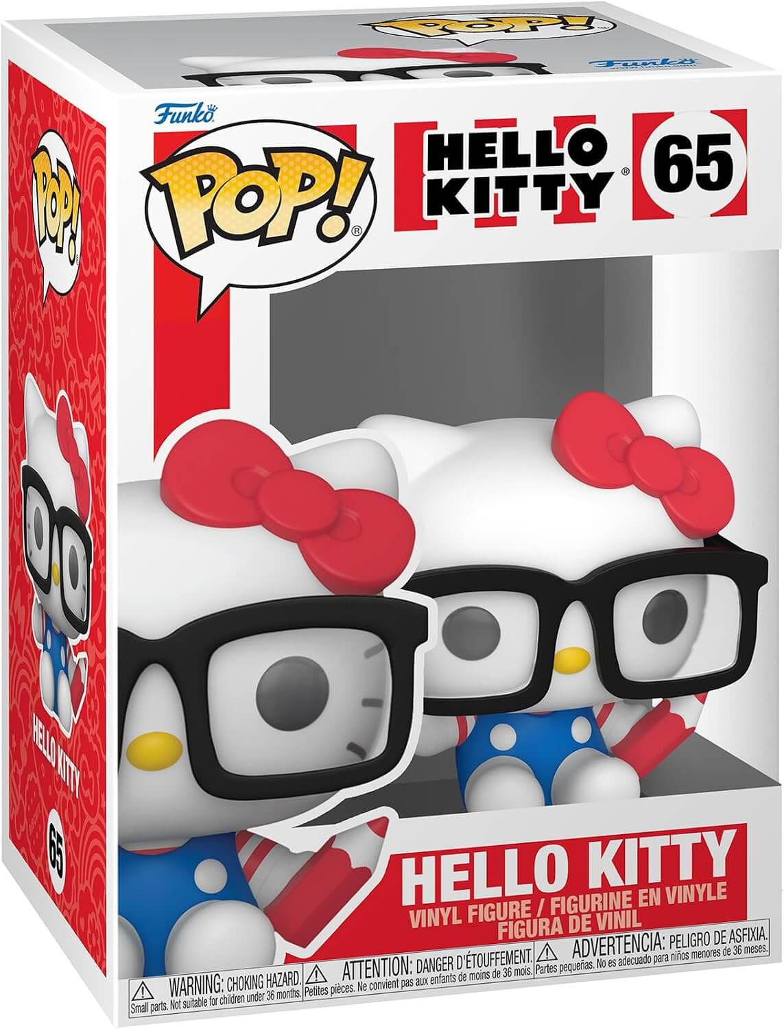 Funko Pop! Hello Kitty figure with glasses in packaging