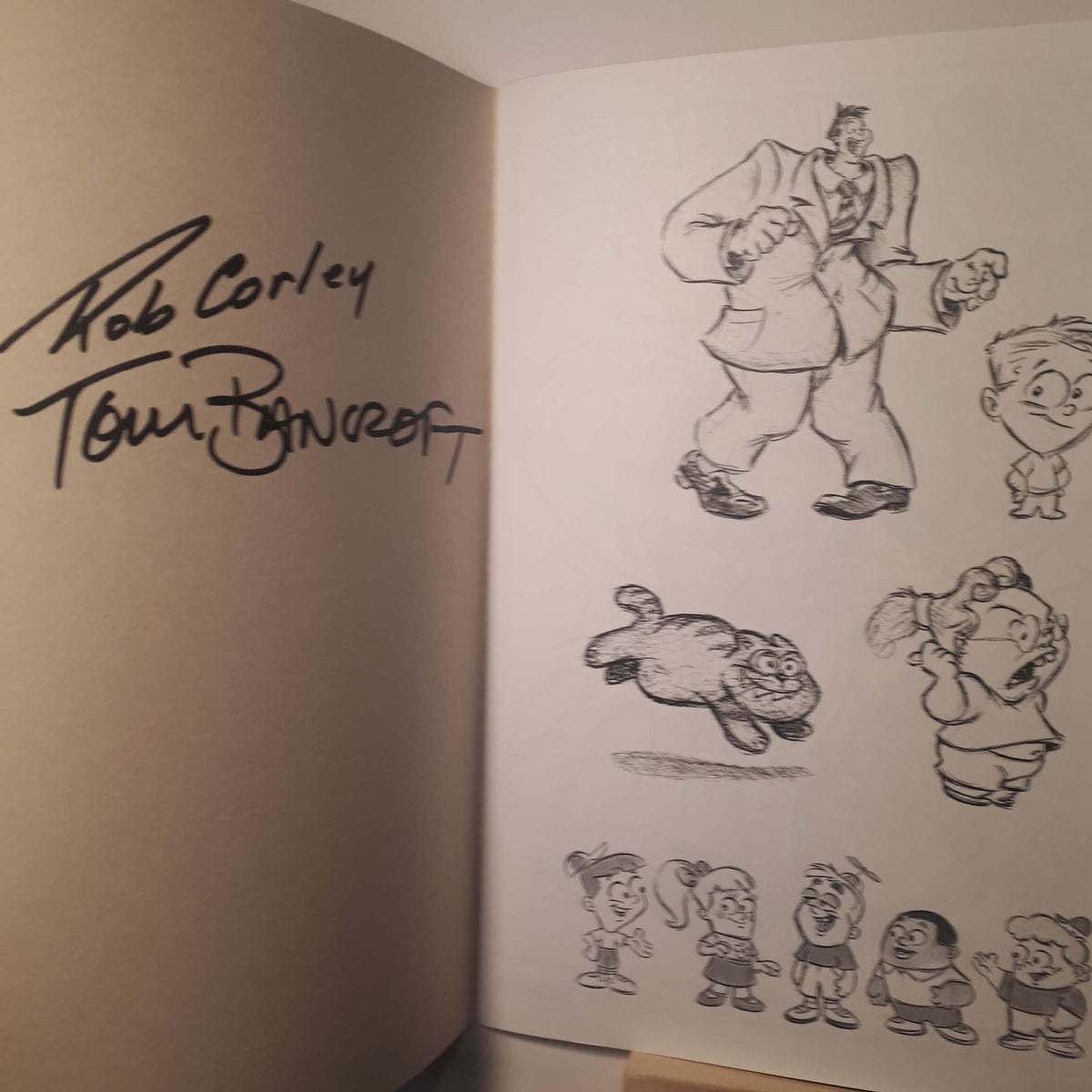 Tom Bancroft and Robert Corley: Disney Animators Sketch Art Book (Signed Edition)