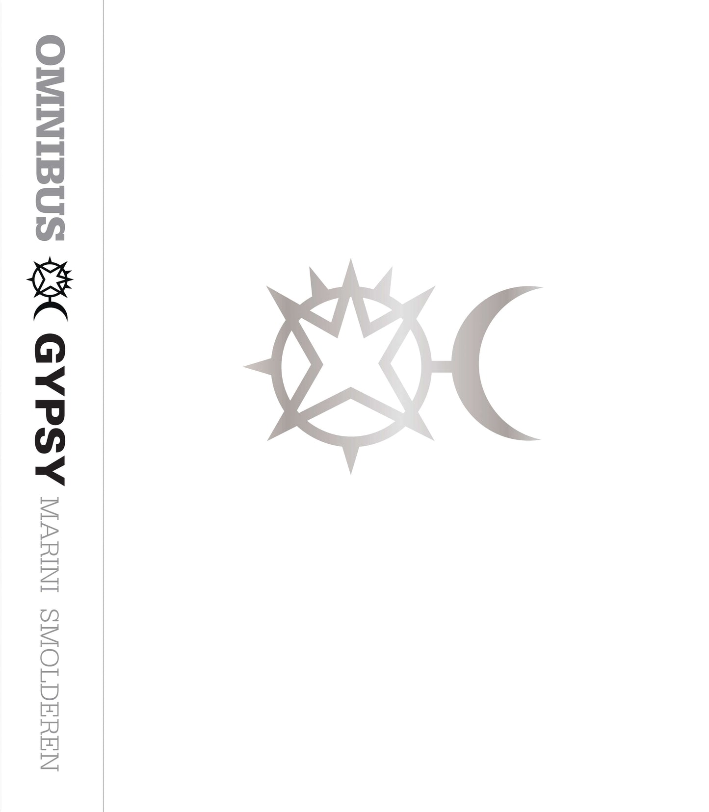 Cover of the 'GYPSY OMNIBUS GN' book featuring a minimalist design with the title and a graphical symbol.