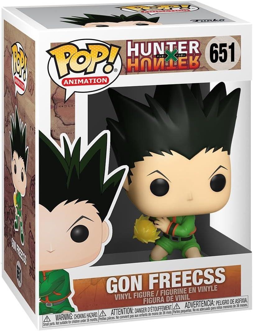 Funko Pop! vinyl figure packaging for Gon Freecss from Hunter x Hunter