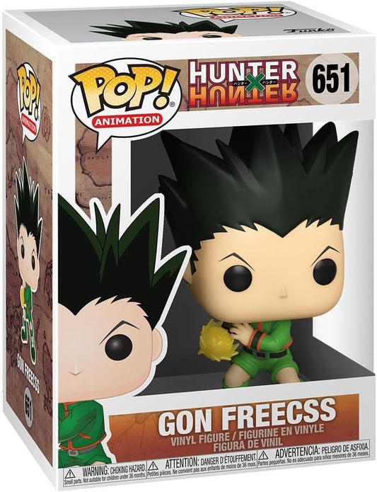 Funko Pop! vinyl figure packaging for Gon Freecss from Hunter x Hunter