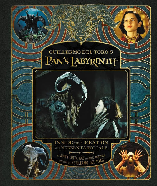 Book cover of 'Guillermo del Toro's Pan's Labyrinth' with artistic illustrations and text.