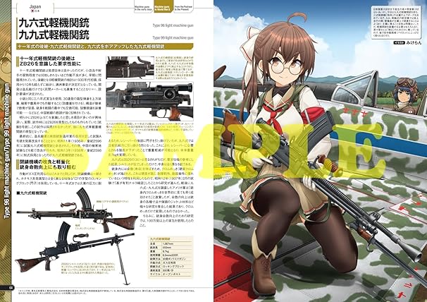 Gun & Girl Illustrated: Machine Gun Edition (Japanese Edition)