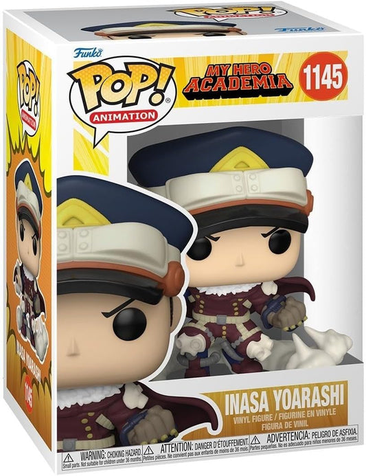 Funko Pop! vinyl figure packaging for Inasa Yoarashi from My Hero Academia