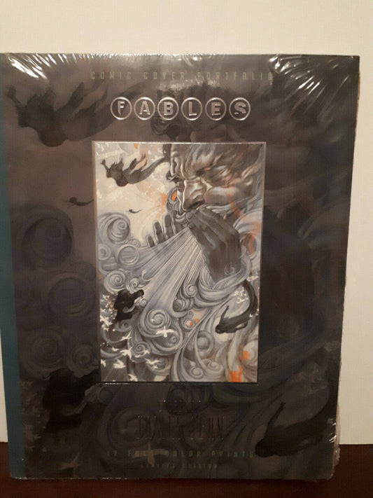 James jean fables portfolio cover containing 12 prints from the series