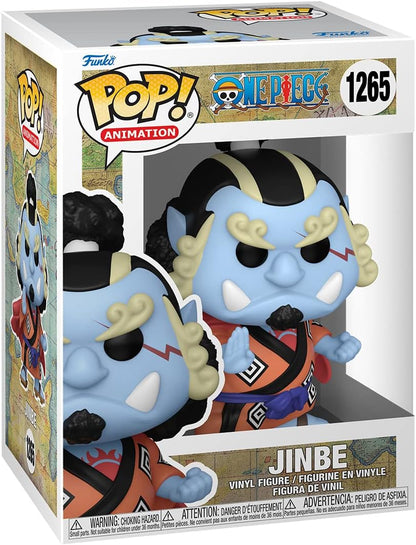 Funko Pop! Animation packaging featuring a vinyl figure of Jinbe from One Piece