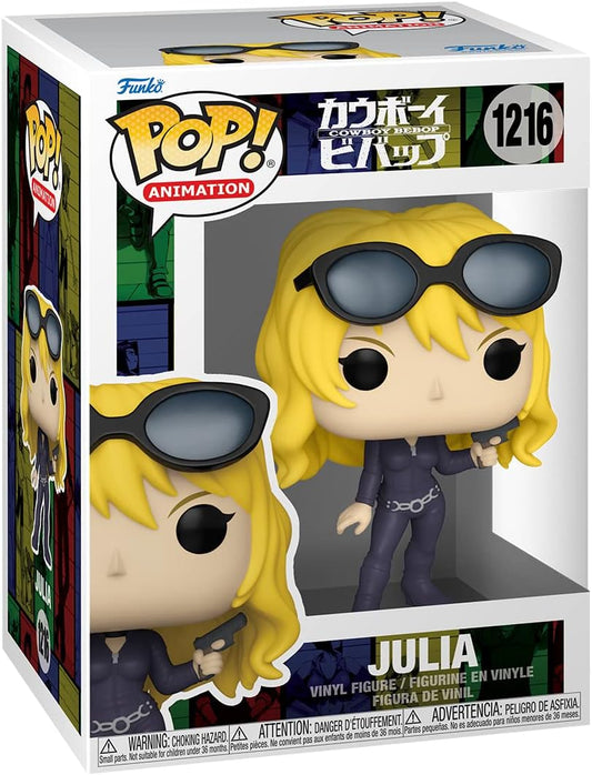 julia funko pop cow boy bebop in box