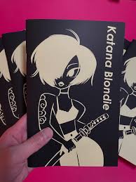 Katana blondie front cover made by david phan