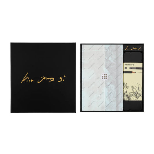 Kling & Sons stationery set with black box and white interior