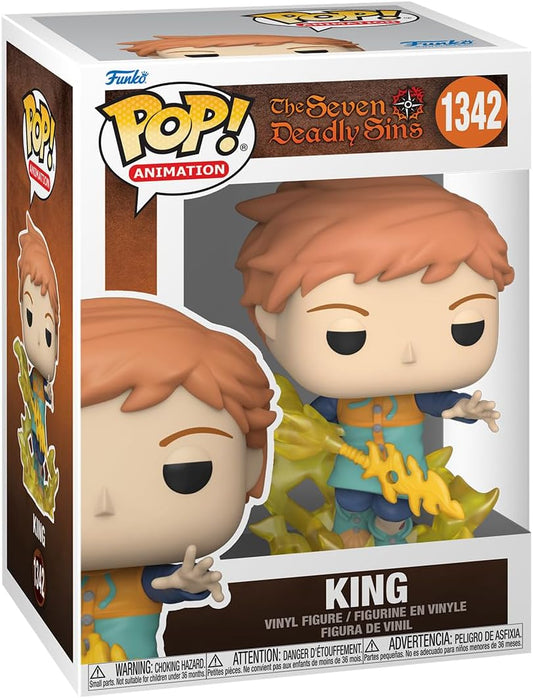 Funko Pop! vinyl figure packaging for King from The Seven Deadly Sins with box and figure.