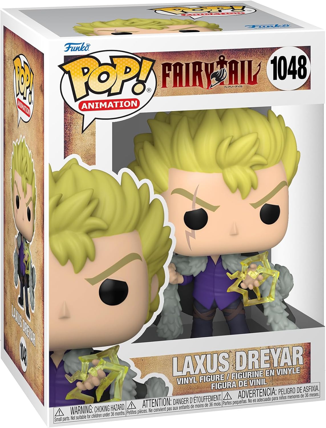 Funko Pop! vinyl figure of Laxus Dreyar from Fairy Tail in packaging