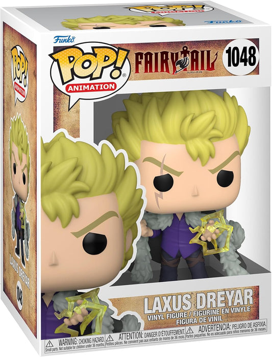 Funko Pop! vinyl figure of Laxus Dreyar from Fairy Tail in packaging