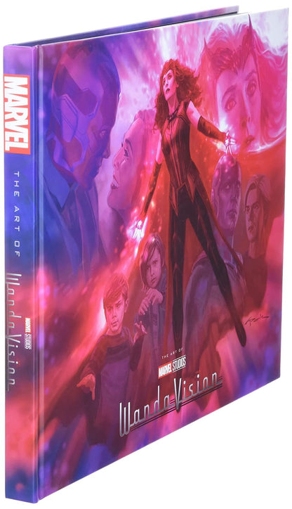 Marvel book titled 'The Art of Marvel wanda Vision' with a colorful cover featuring a character.