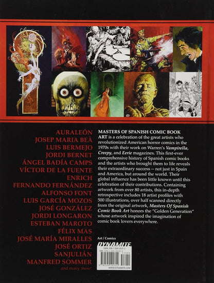 Masters of Spanish Comic Book Art Hardcover Book
