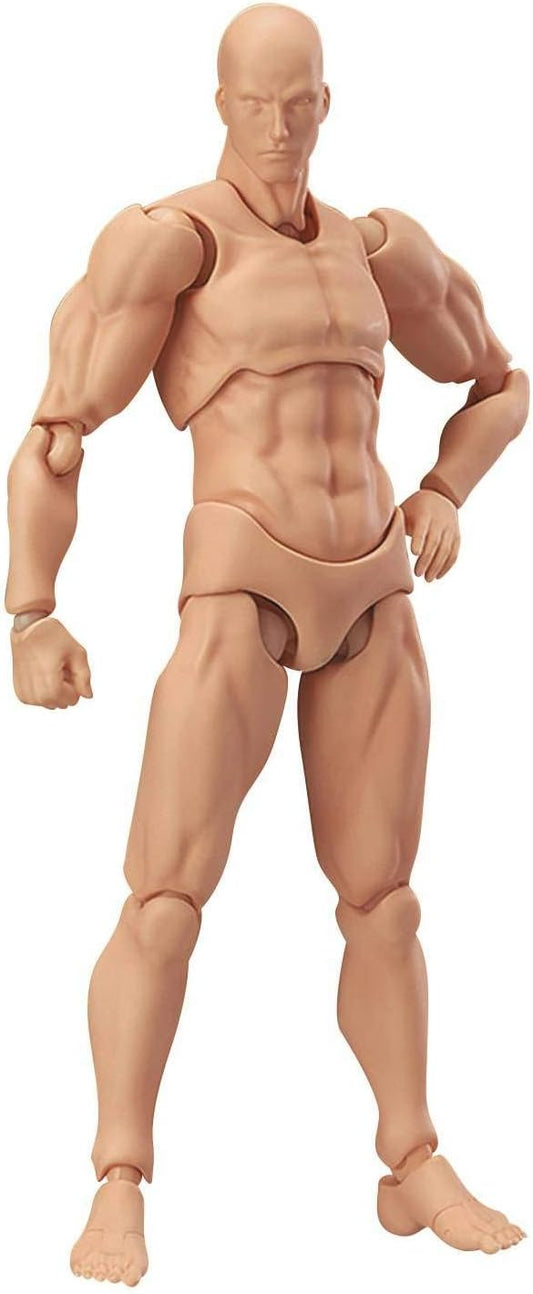 Max Factory Figma Archetype Next male flesh colored action figure standing in a neutral pose.