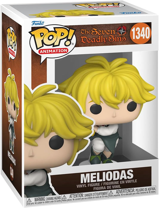 Funko Pop! vinyl figure packaging for Meliodas from The Seven Deadly Sins