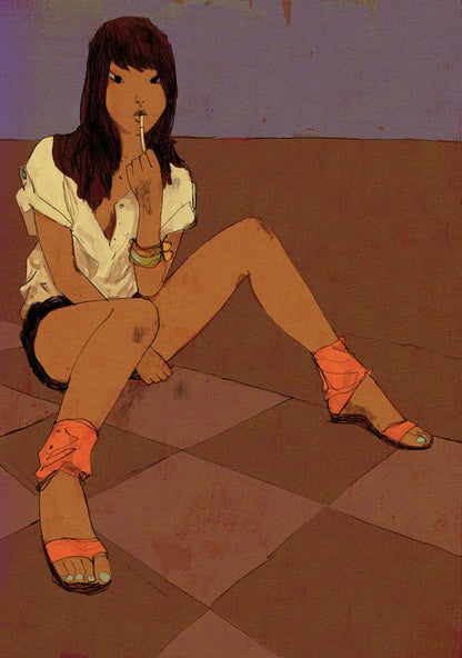 A full-color character portrait featured in the Nemiri Book art collection.