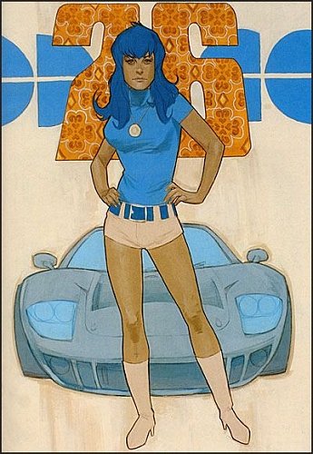 Phil Noto: Trans Am Champions Sketch Art Book (First Edition)