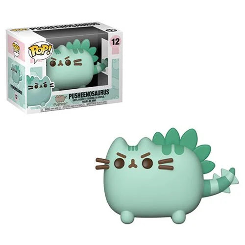 Pusheen dinosaur toy figure with packaging on a white background