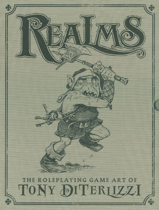 Realms: The Roleplaying Game Art of Tony DiTerlizzi Deluxe Limited Edition Hardcover (with Slipcase & Signed Portfolio)