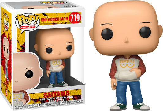 Funko Pop! vinyl figure of Saitama from One Punch Man with packaging