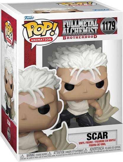 Funko Pop! vinyl figure packaging of Scar from Fullmetal Alchemist Brotherhood
