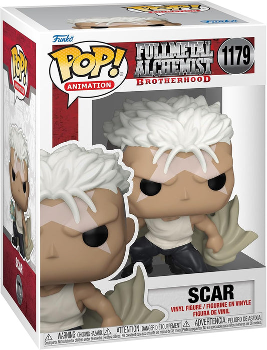 Funko Pop! vinyl figure packaging of Scar from Fullmetal Alchemist Brotherhood