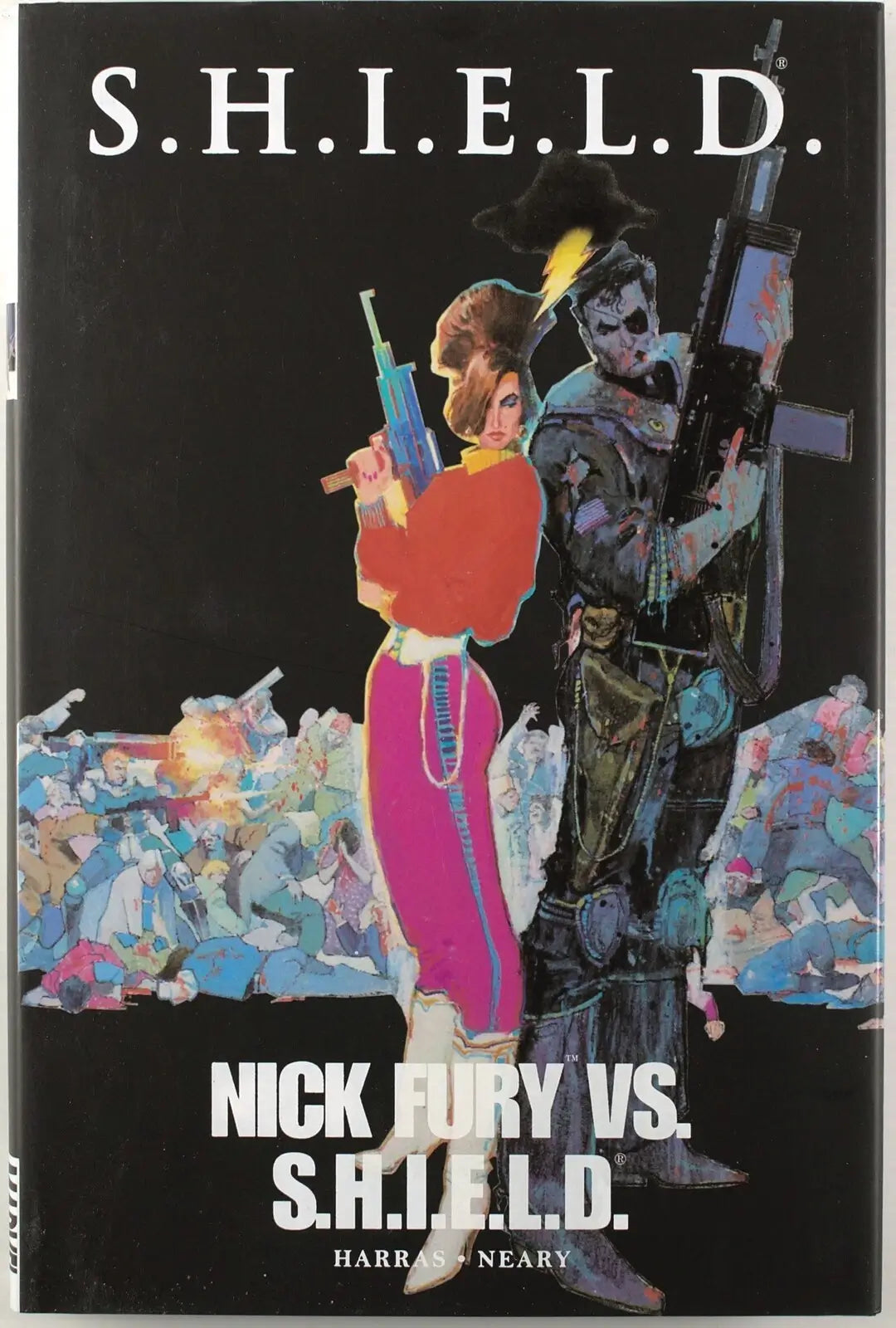 Cover of the graphic novel 'Nick Fury vs S.H.I.E.L.D