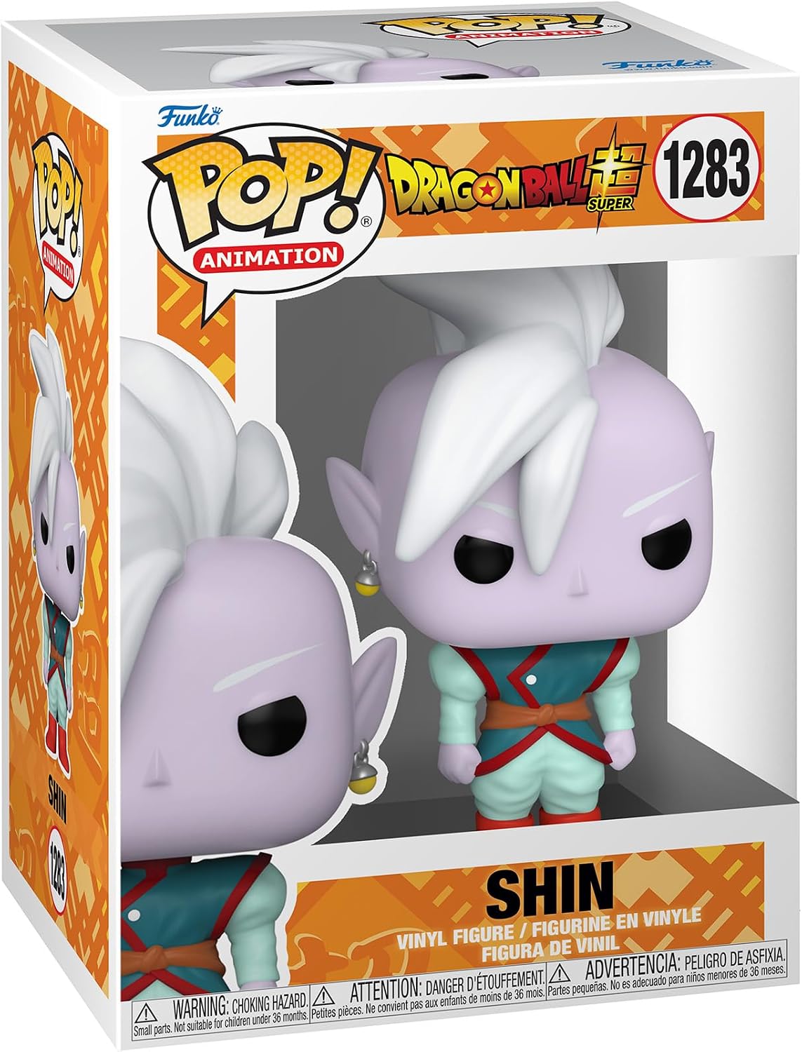 Funko Pop! vinyl figure of Shin from Dragon Ball Super in packaging
