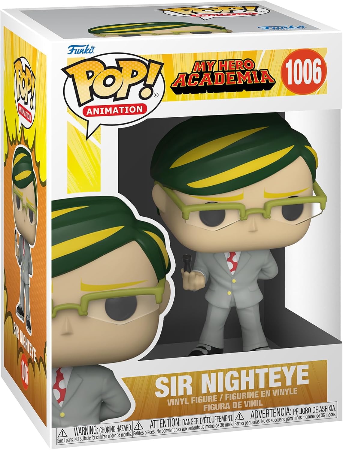 Funko Pop! vinyl figure packaging for Sir Nighteye from My Hero Academia
