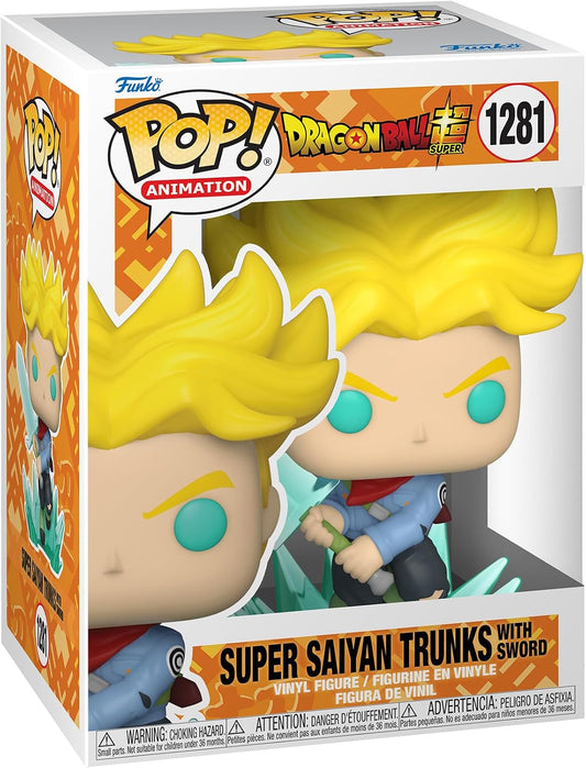 Funko Pop! Dragon Ball Z Super Saiyan Trunks with Sword vinyl figure in packaging
