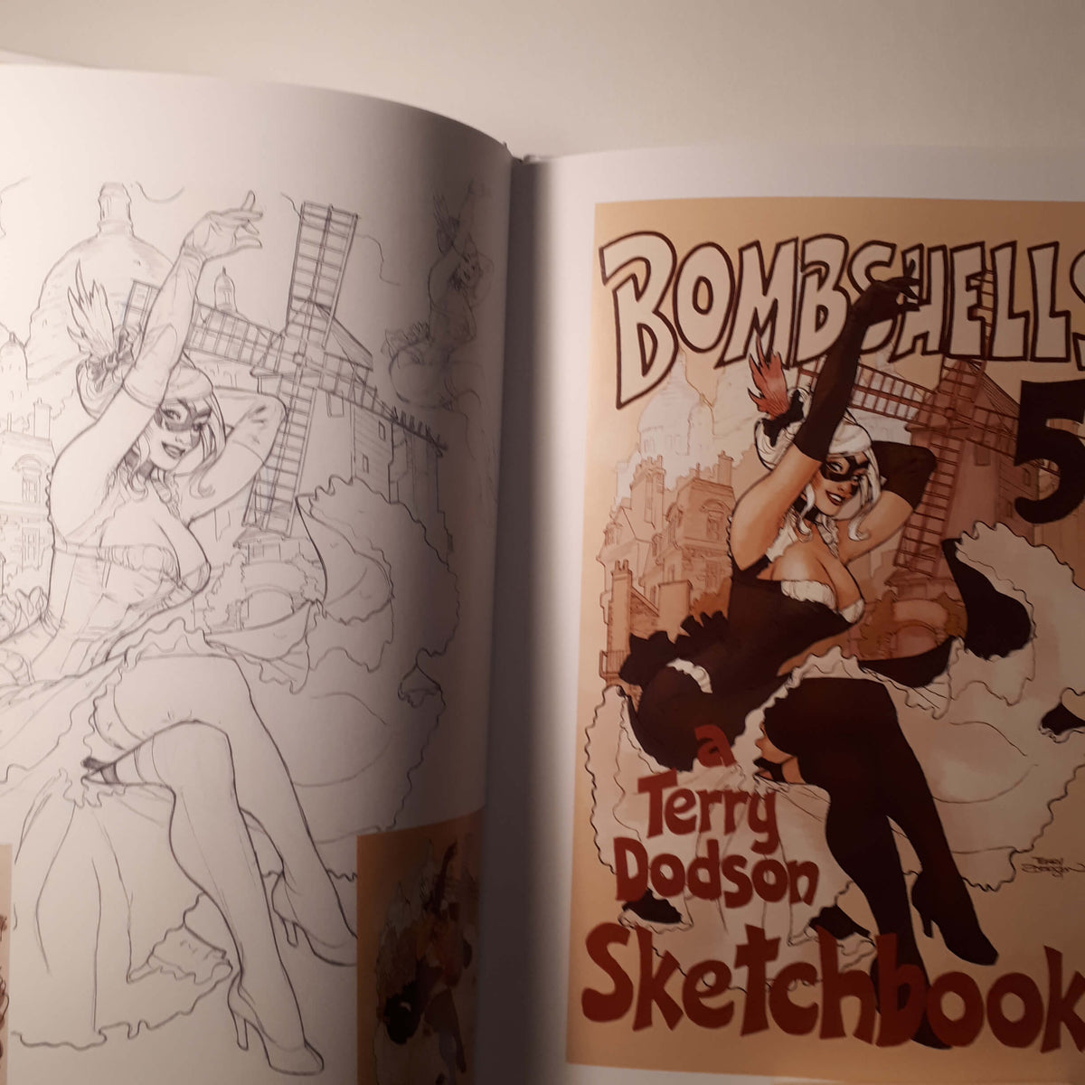 Terry Dodson: Bombshells 2 Hardcover Sketchbook (Signed Edition)