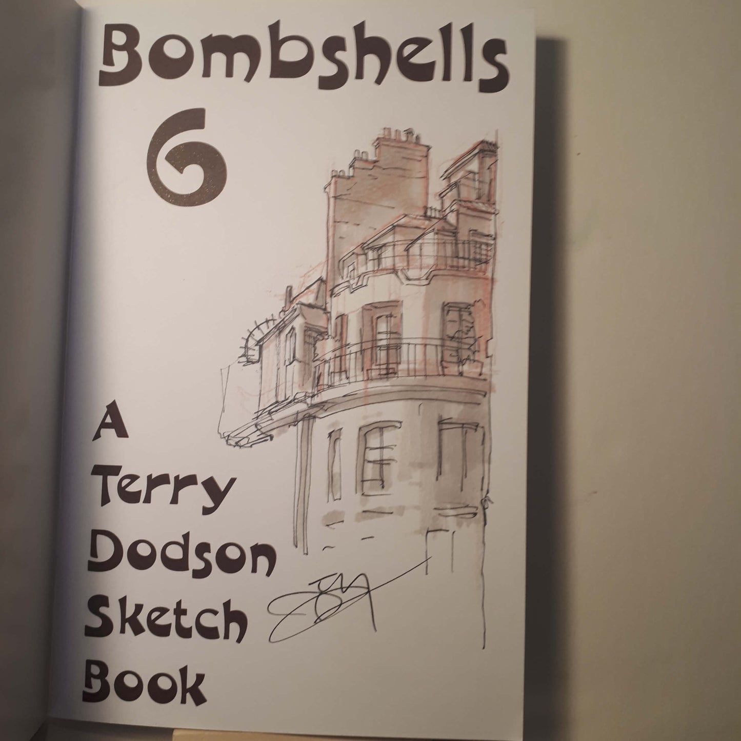 Terry Dodson Bombshells 6 Sketchbook Signed Black Cat Marvel DC Comics Art Book