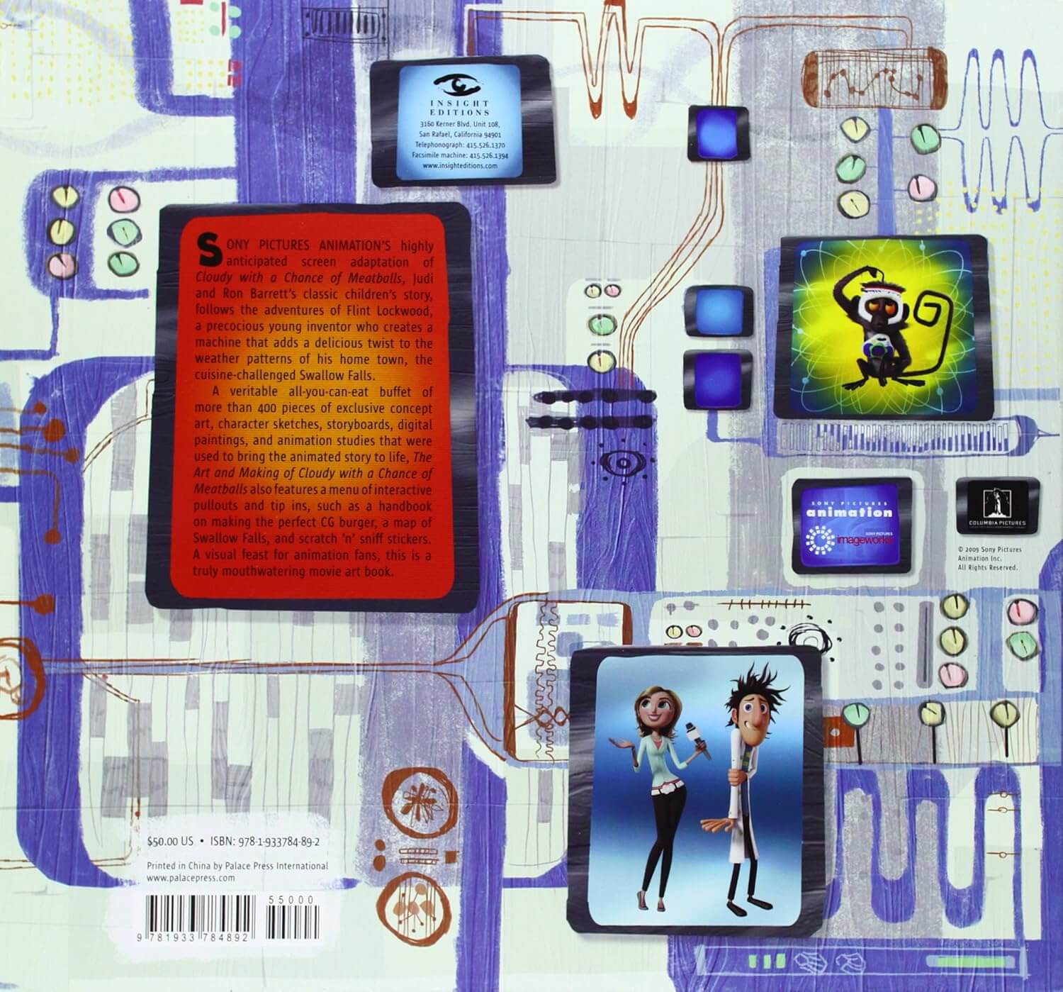 Cloudy with a Chance of Meatballs Art Book | The Labyrinth Store