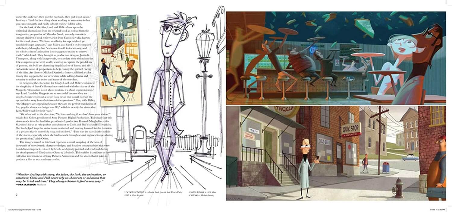 Cloudy with a Chance of Meatballs Art Book | The Labyrinth Store