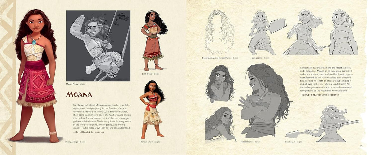 The Art of Moana 2: Hardcover Art Book