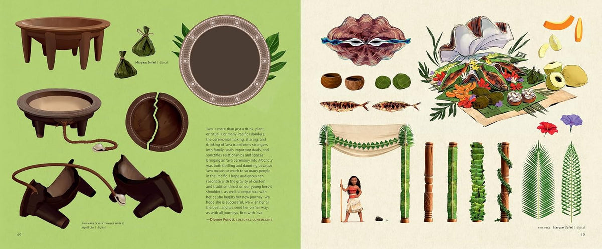 The Art of Moana 2: Hardcover Art Book