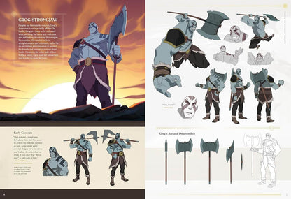 The Art of The Legend of Vox Machina: Hardcover Art Book