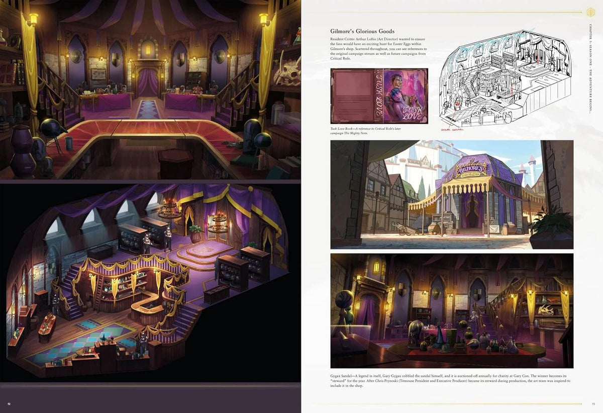 The Art of The Legend of Vox Machina: Hardcover Art Book