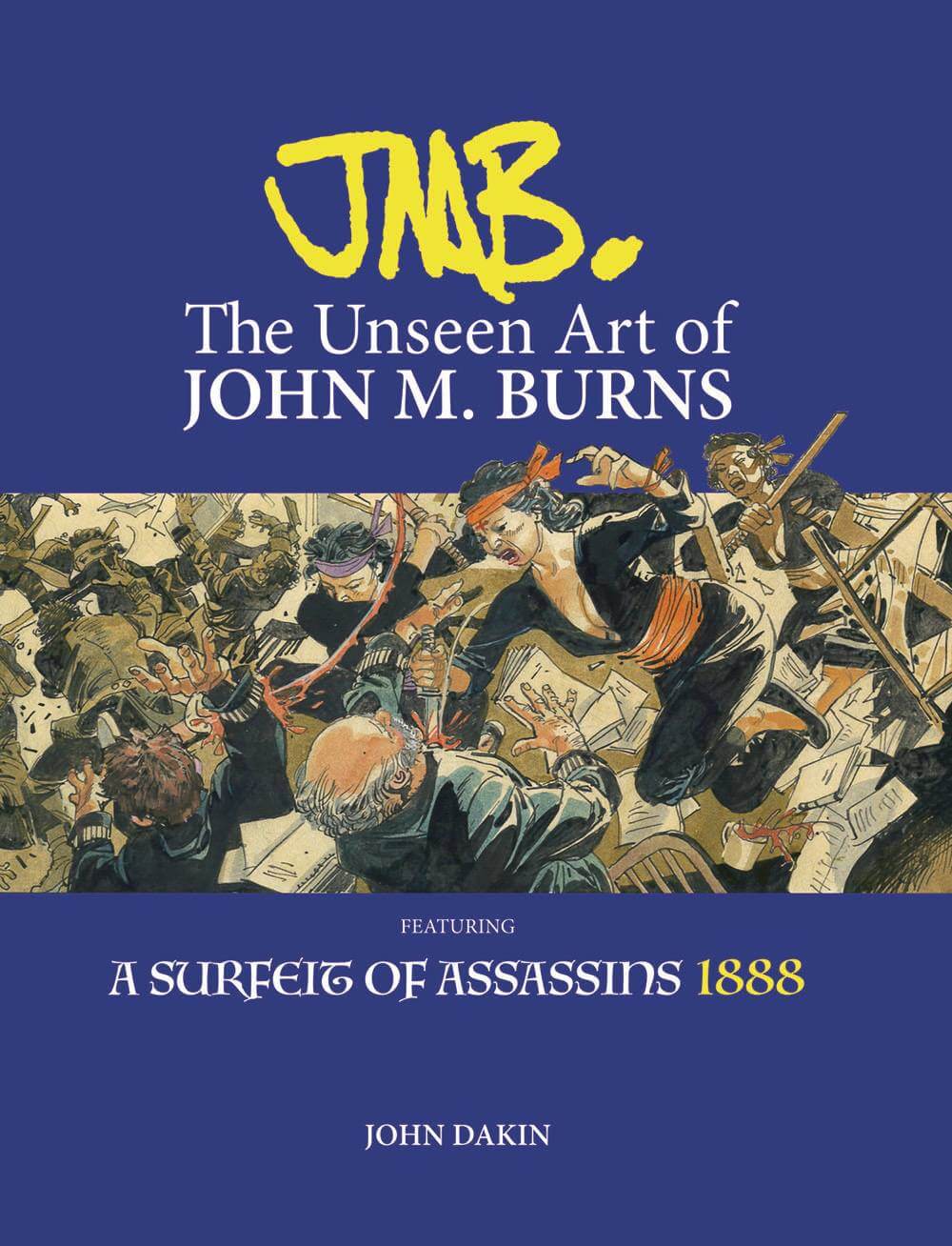 Book cover for 'JMB. The Unseen Art of John M.