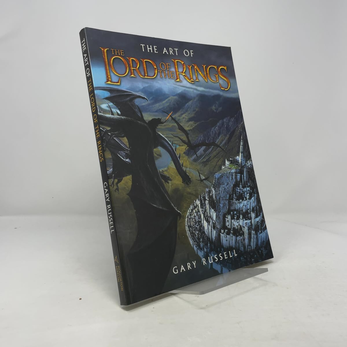 Book titled 'The Art of The Lord of the Rings' by Gary Russell on a white background